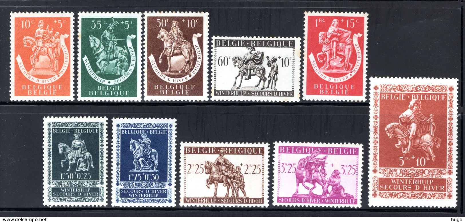603/612 MNH 1942 - Vijfde Winterhulpuitgifte. - Unused Stamps