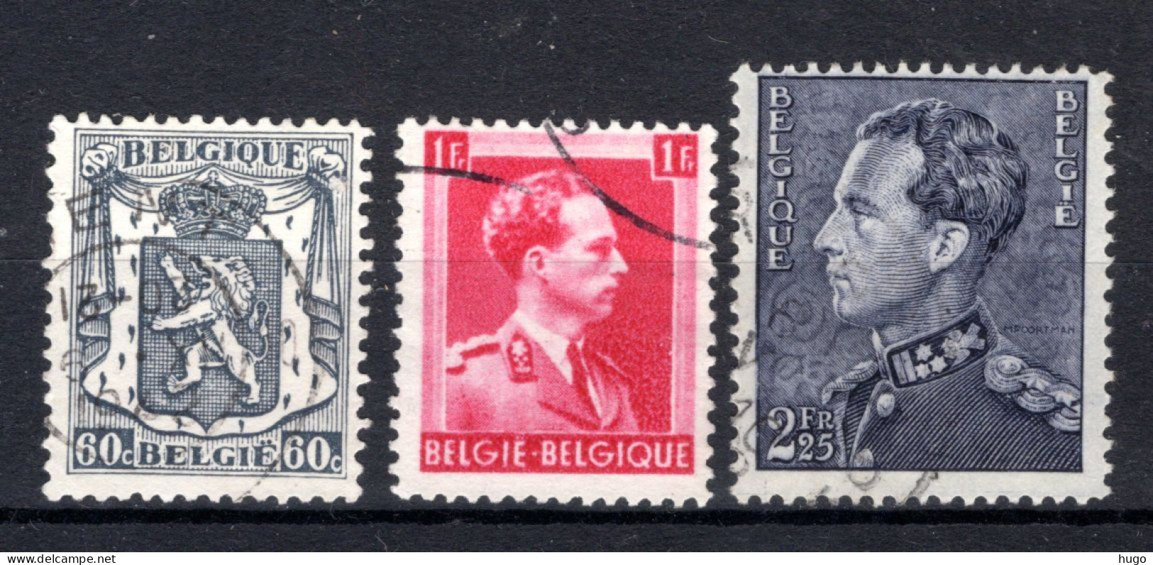 527/529° Gestempeld 1940 - Z.M. Koning Leopold 3 - Used Stamps