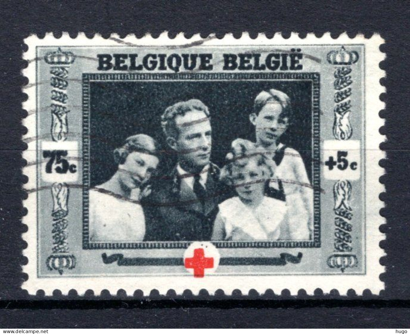 499° Gestempeld 1939 - Ten Voordele Van Het Belgische Rode Kruis - Usados