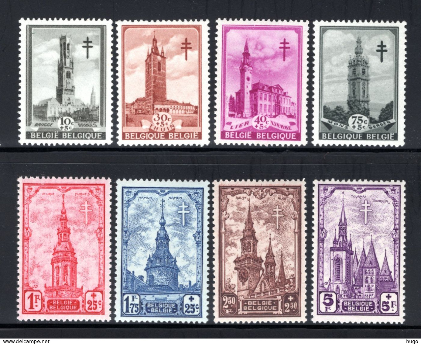 519/526 MNH 1939 - Belforten. - Neufs