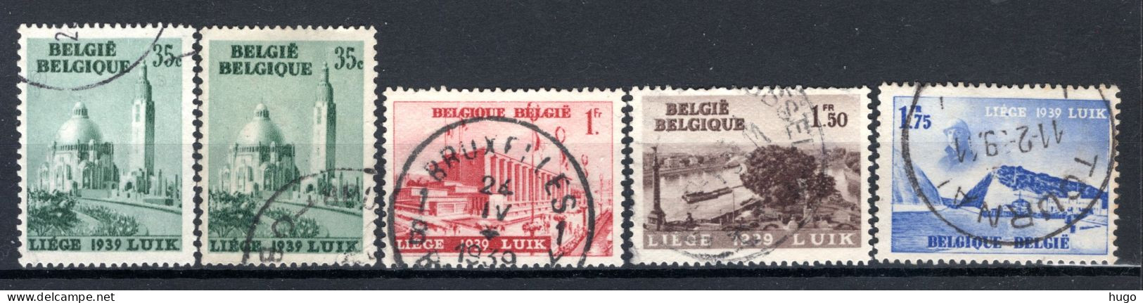 484/487° Gestempeld 1938 - Tentoonstelling Van Het Water In Luik - Used Stamps