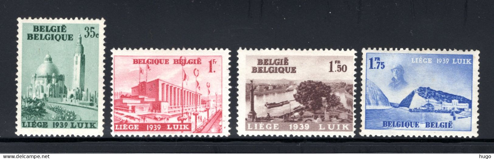 484/487 MNH 1938 - Tentoonstelling Van Het Water In Luik. - Ongebruikt