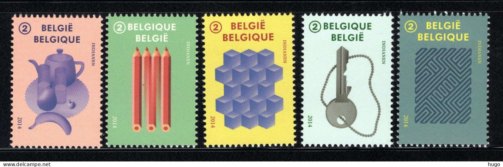 4462/4466 MNH 2014 - Optische Illusies - Unused Stamps