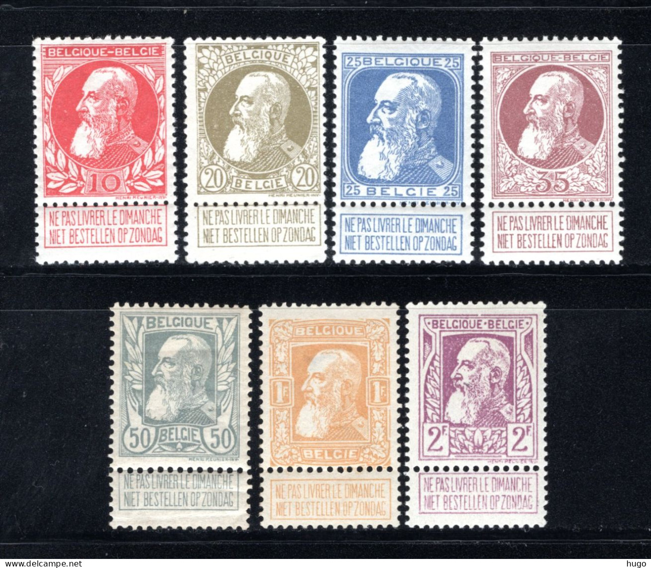 74/80 MNH 1905 - Z.M. Koning Leopold II - 1905 Grosse Barbe