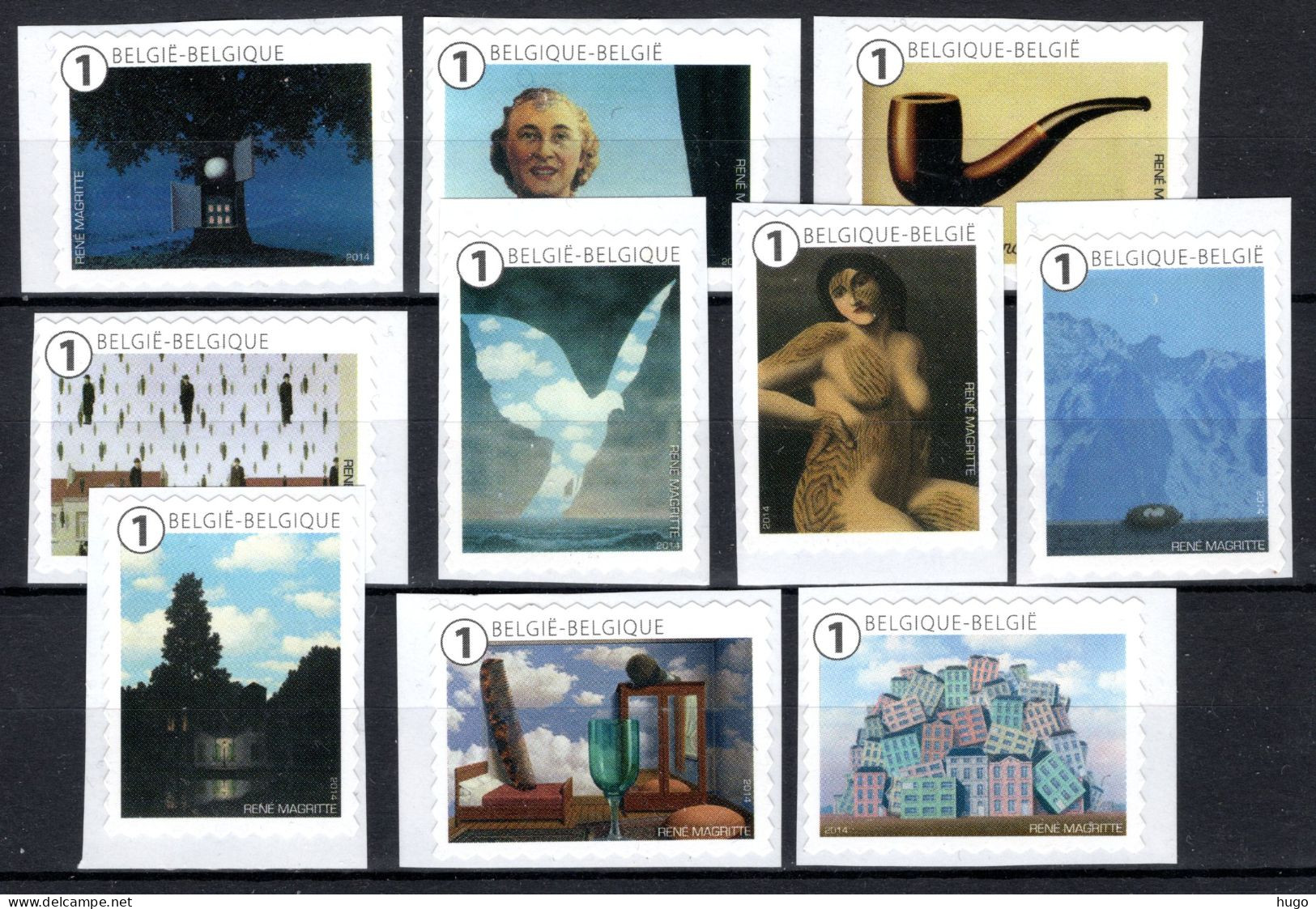 4430/4439 MNH** 2014 - René Magritte - Ungebraucht