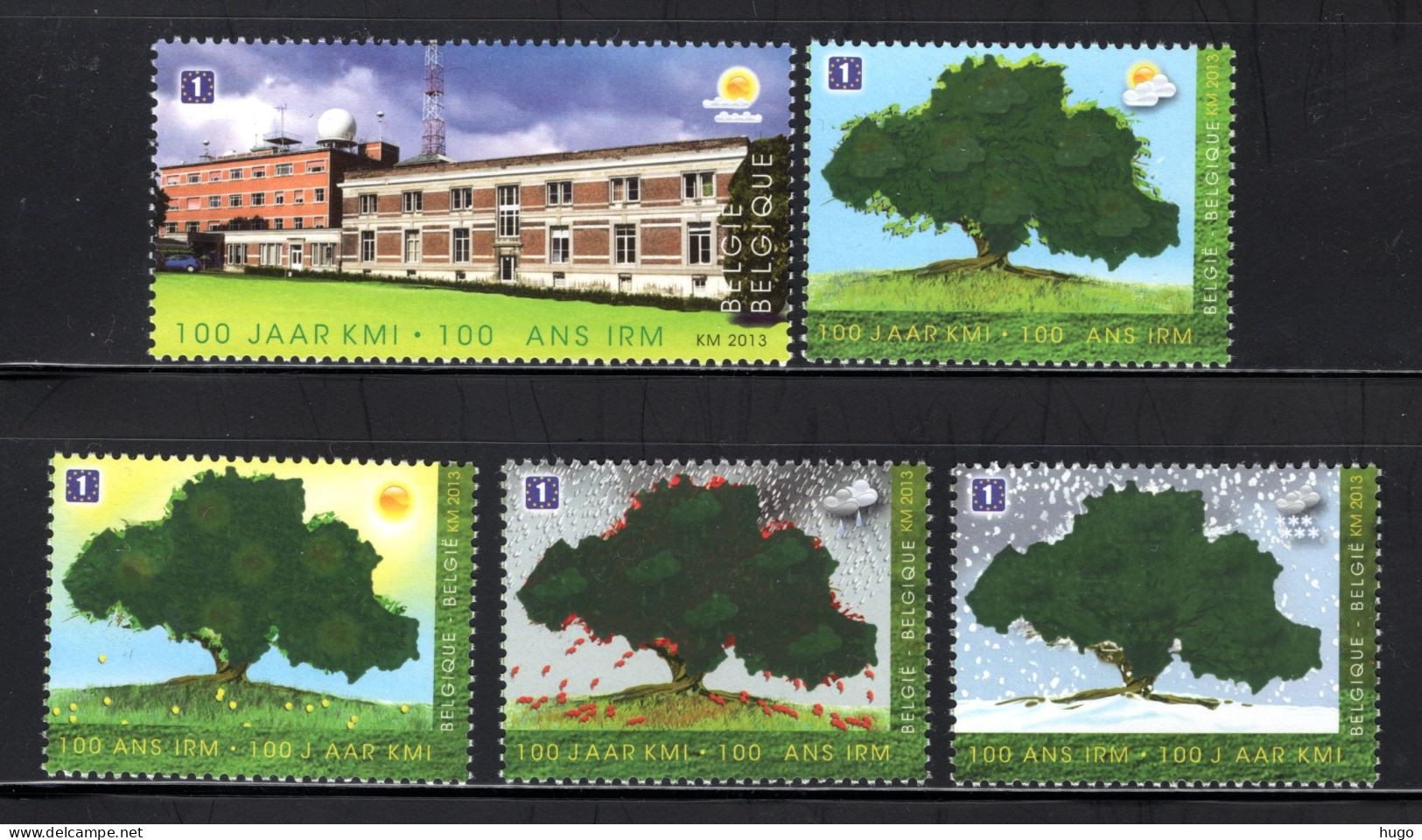 4352/4356 MNH 2013 - 100 Jaar KMI - Unused Stamps