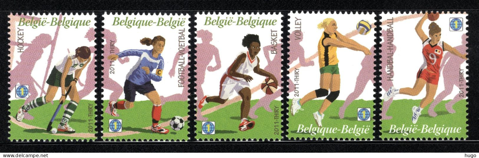 4155/4159 MNH 2011 - Vrouwen En Ploegsport  - Ungebraucht