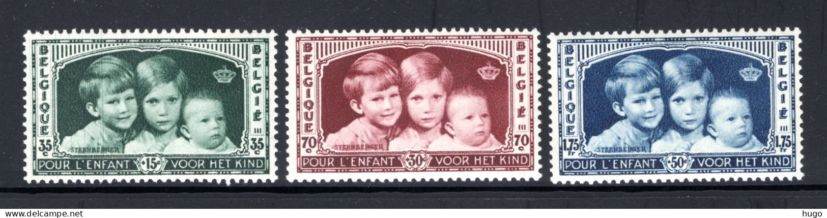 404/406 MNH 1935 - Koningskinderen - Unused Stamps