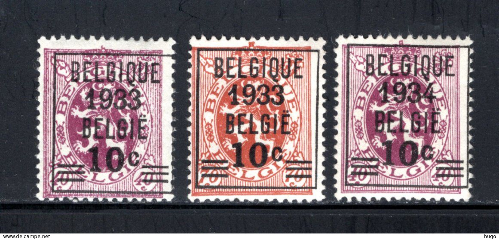 375A/376 MNH 1933 - Heraldieke Leeuw - 1929-1937 Lion Héraldique