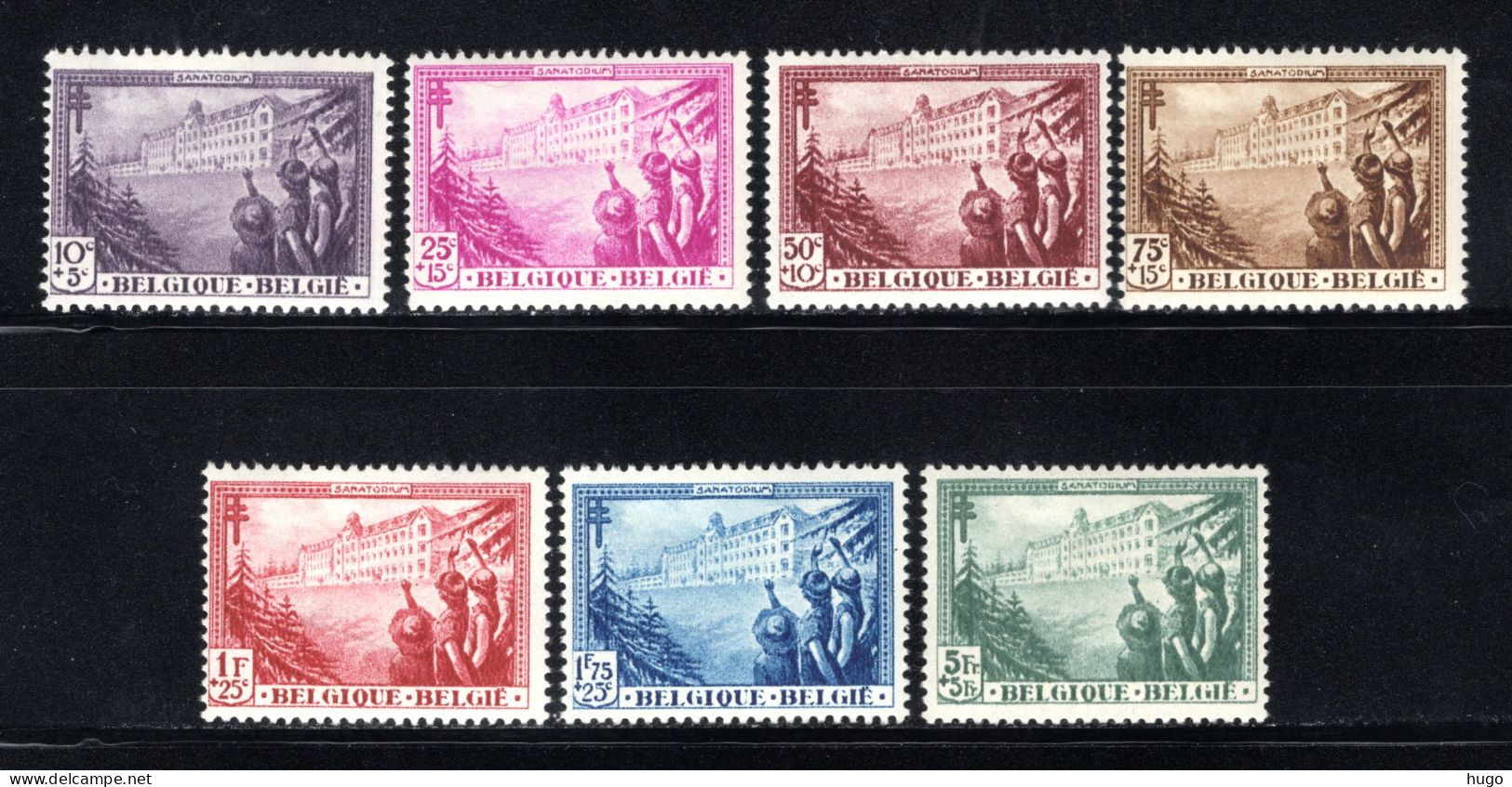 356/362 MNH 1932 - De Dennen Te La Hulpe.  - Unused Stamps