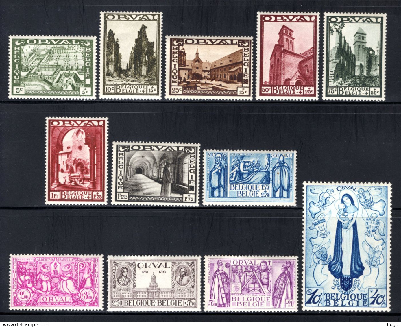 363/374 MNH 1933 - Tweede Orval - Ongebruikt