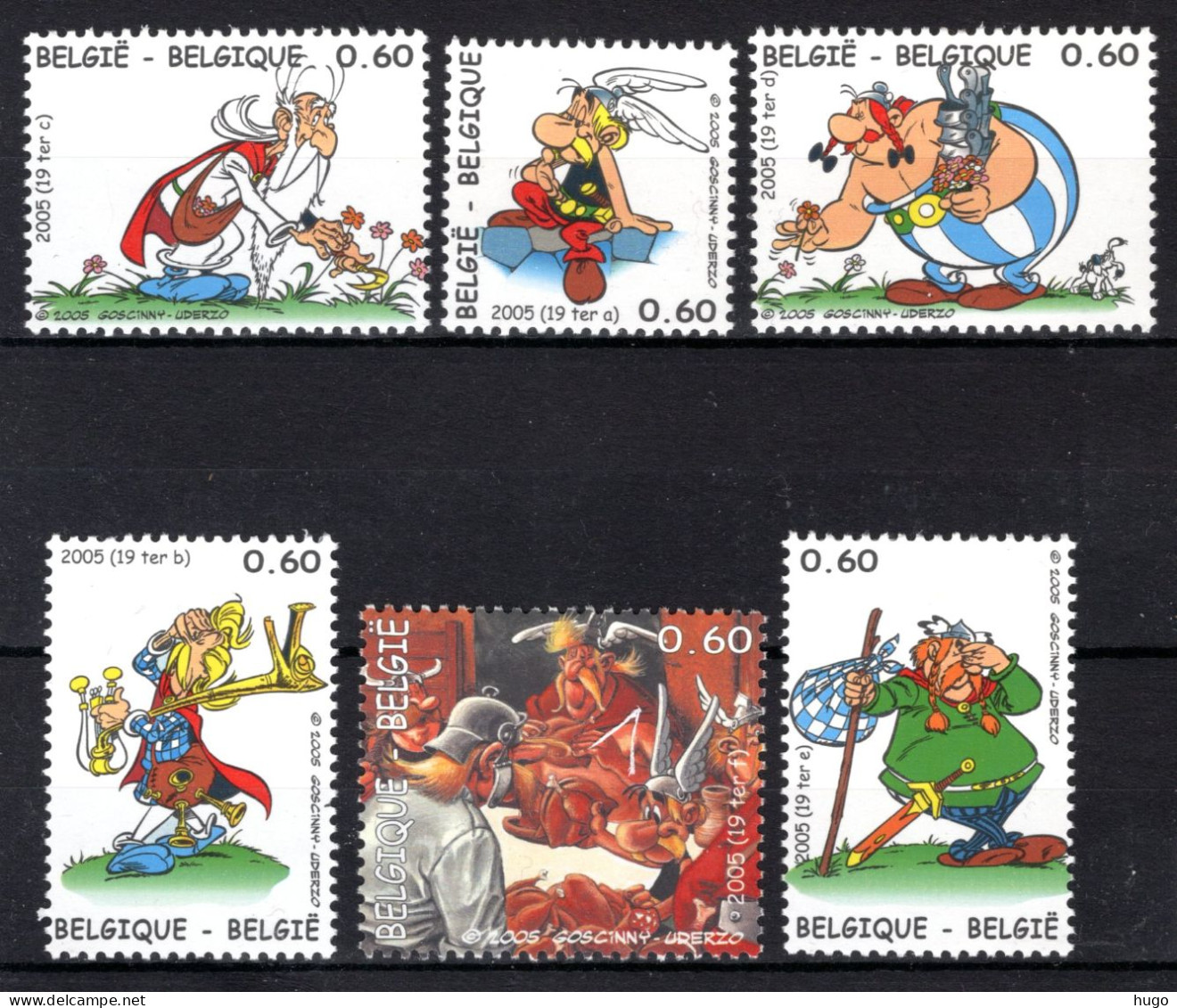 3433/3438 MNH** 2005 - Asterix En De Belgen - Ungebraucht