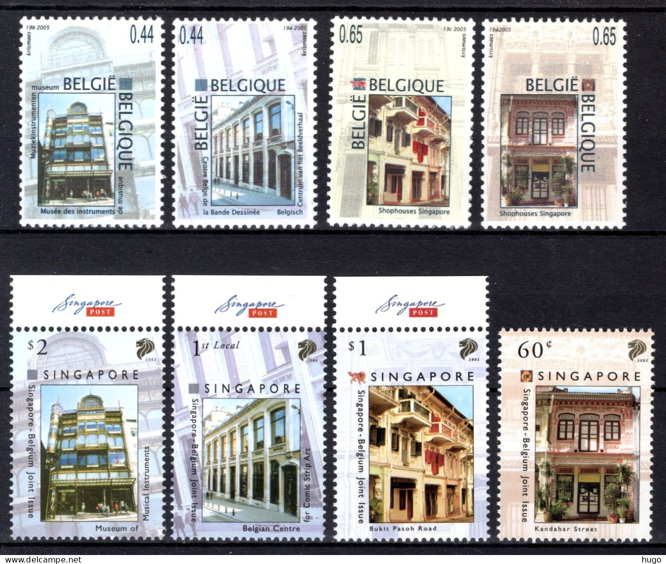 3426/3429 MNH** 2005 - Gemeenschappelijke Uitgifte Met Singapore - Ungebraucht