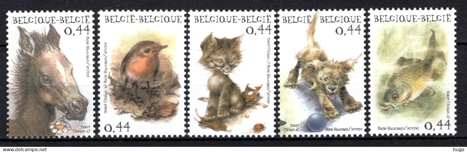 3319/3323 MNH** 2004 - Wereldkampioenschap Jeugdfilatelie - Nuevos