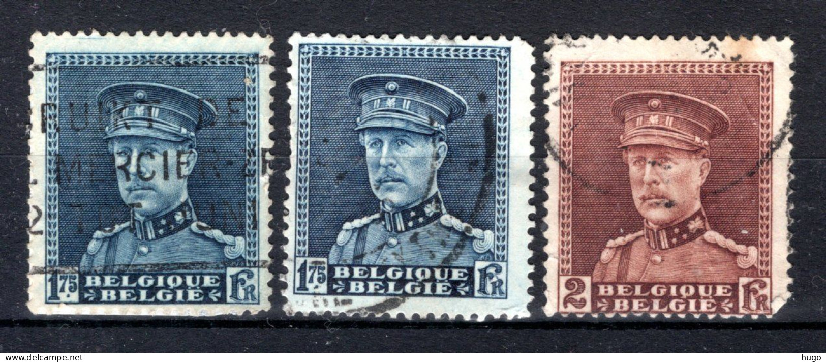 320/321° Gestempeld 1931 - Koning Albert 1 - 1931-1934 Kepi