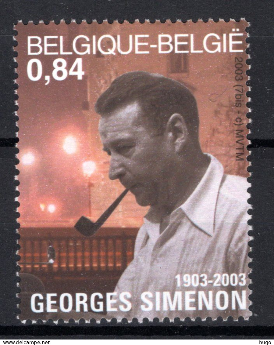 3169 MNH** 2003 - Georges Simenon ( 1903-1989 ) Schrijver - Neufs