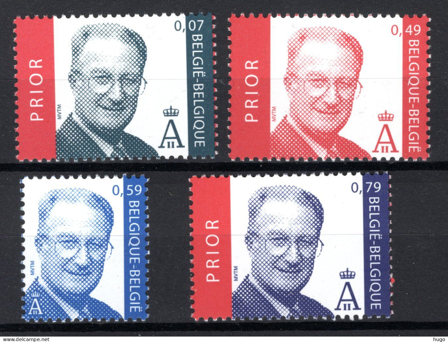 3131/3134 MNH** 2002 - Z.M. Koning Albert II - Unused Stamps