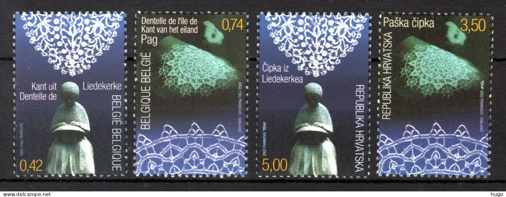 3093/3094 MNH** 2002 - Gemeenschappelijke Uitgifte Met Kroatië - Unused Stamps