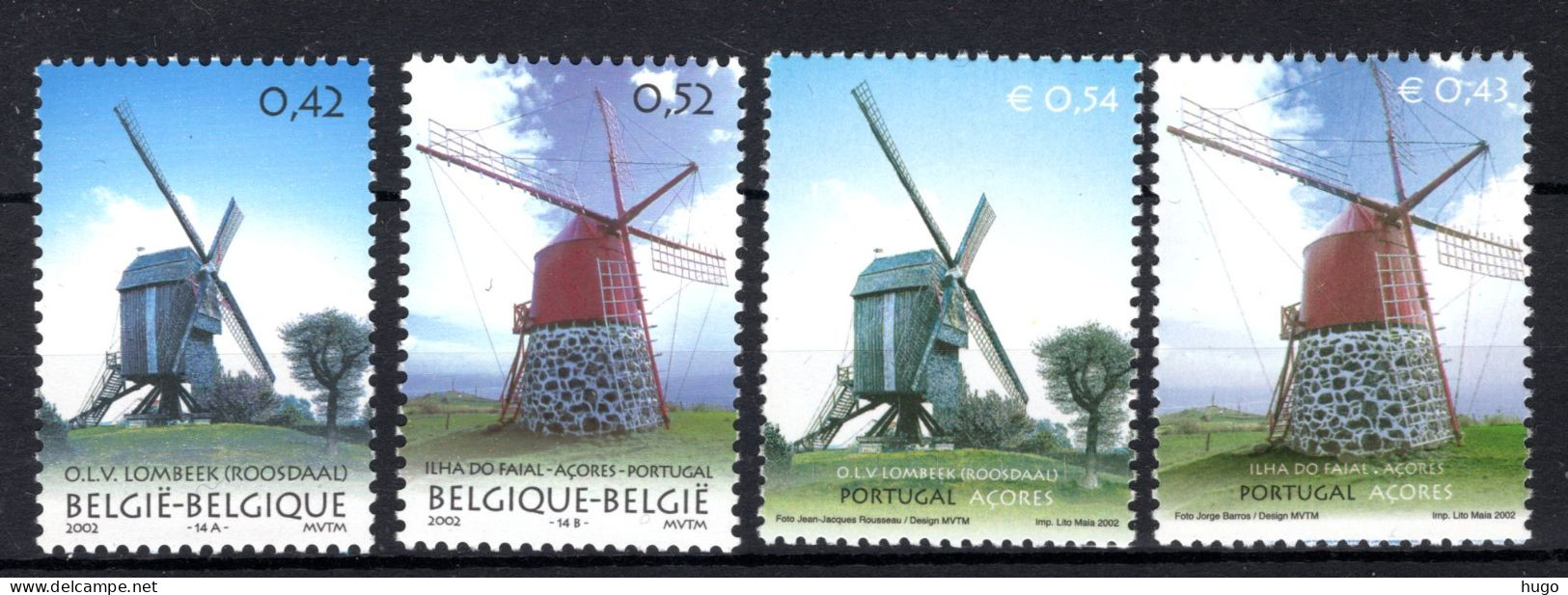 3091/3092 MNH** 2002 - Gemeenschappelijke Uitgifte Met Portugal -1 - Neufs