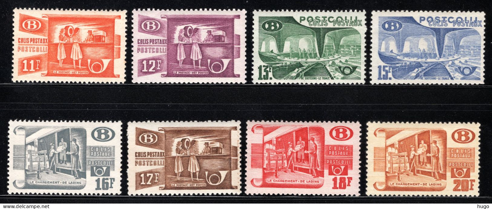 TR322/329 MNH 1950-1952 - Postpakketzegels Hellogravure - Neufs