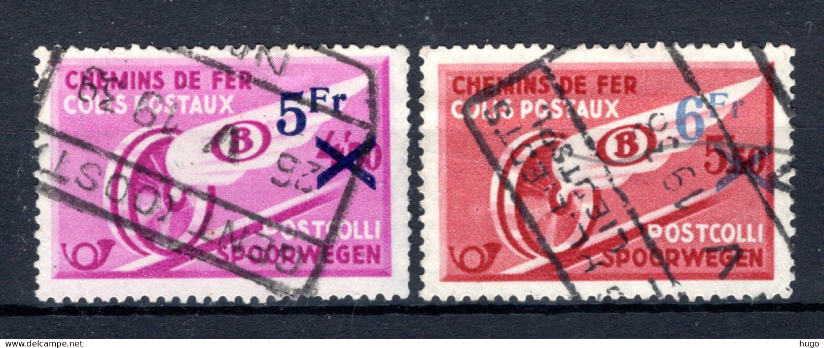 TR203/204° Gestempeld 1938 - Postpakketzegels Gevleugeld Wiel - Oblitérés