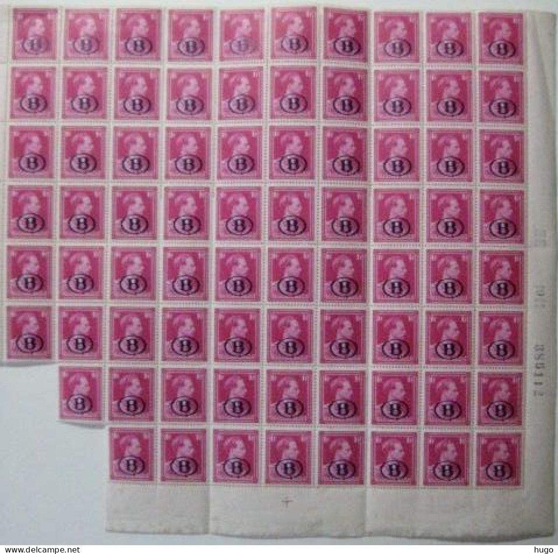 S29 MNH 1941 - Koning Leopold III (77 Stuks) - Other & Unclassified