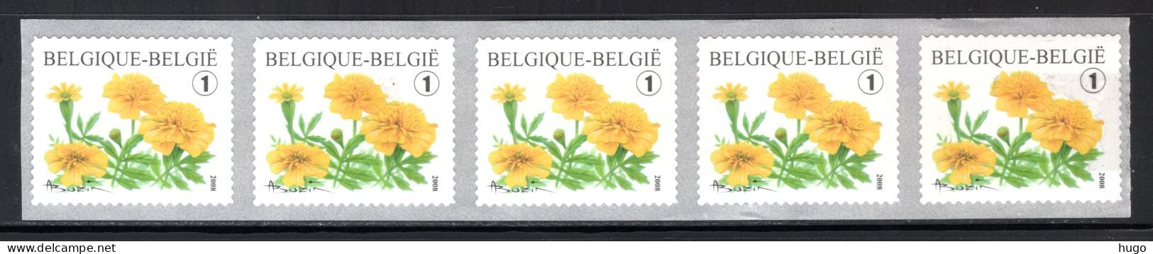 R116 MNH 2008 - Bloemen Tagetes Patula 5 Stuks Met Nummer - Rollen