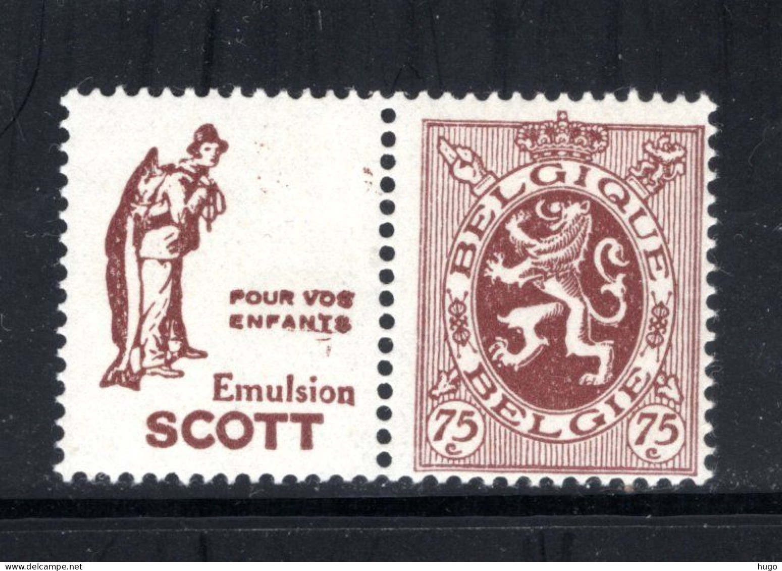 PU58 MNH 1929-1932 - 75 Cent Scott (enfants) - Other & Unclassified