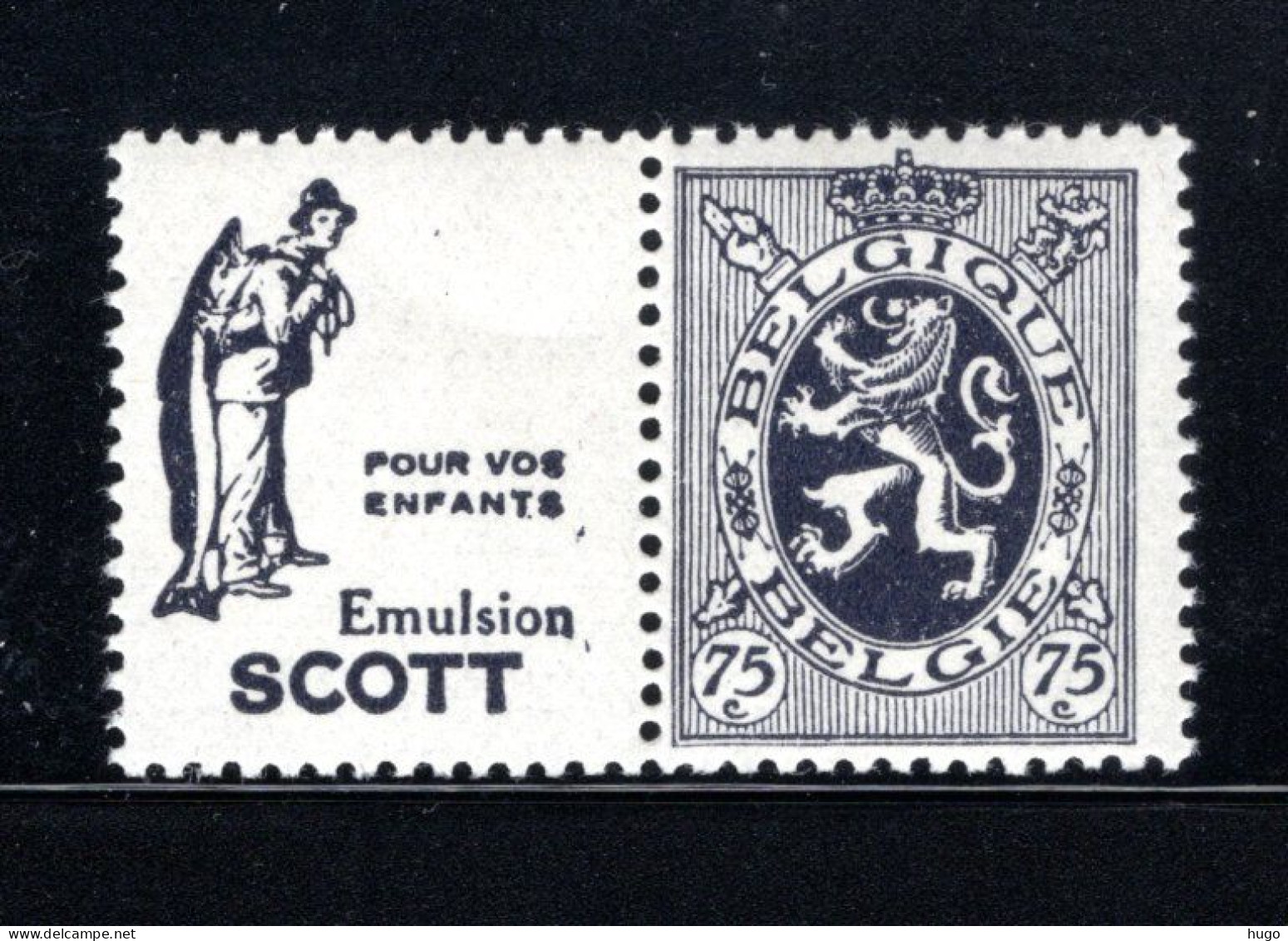 PU53 MNH 1929-1932 - 75 Cent Scott (enfants) - Other & Unclassified