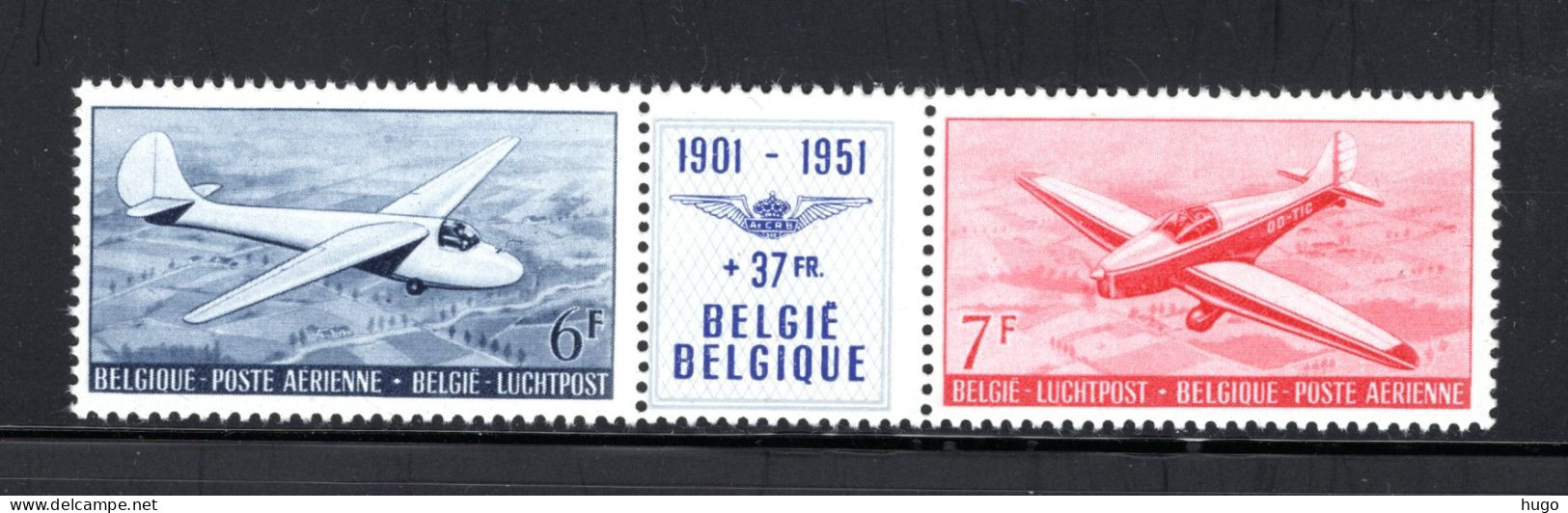 PA26/27 MNH 1951 - 50 E Verjaardag Van De Koninklijke Aero Club - Autres & Non Classés