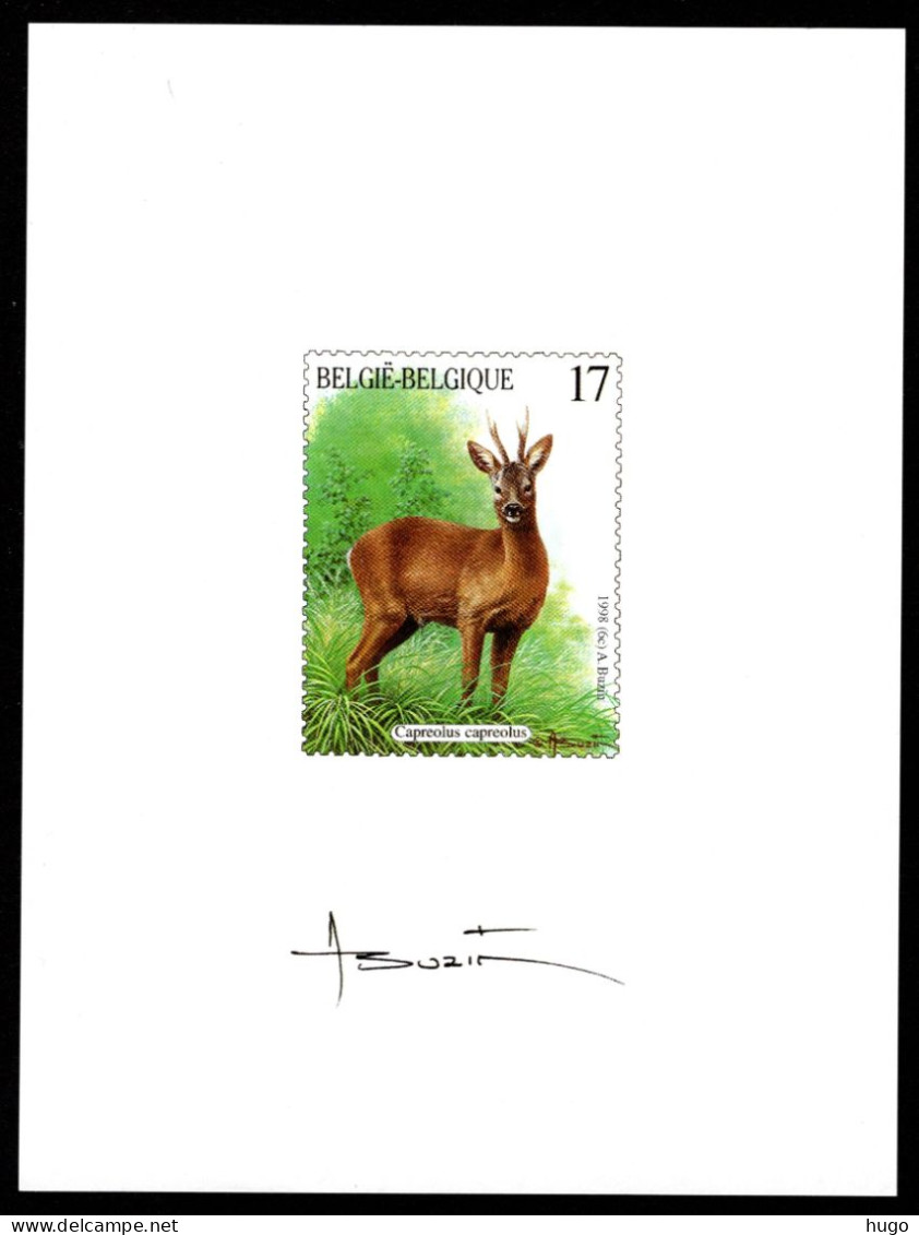 NA5-NL MNH 1998 Natuur. Zoogdieren Van De Ardennen - Niet-aangenomen Ontwerpen [NA]