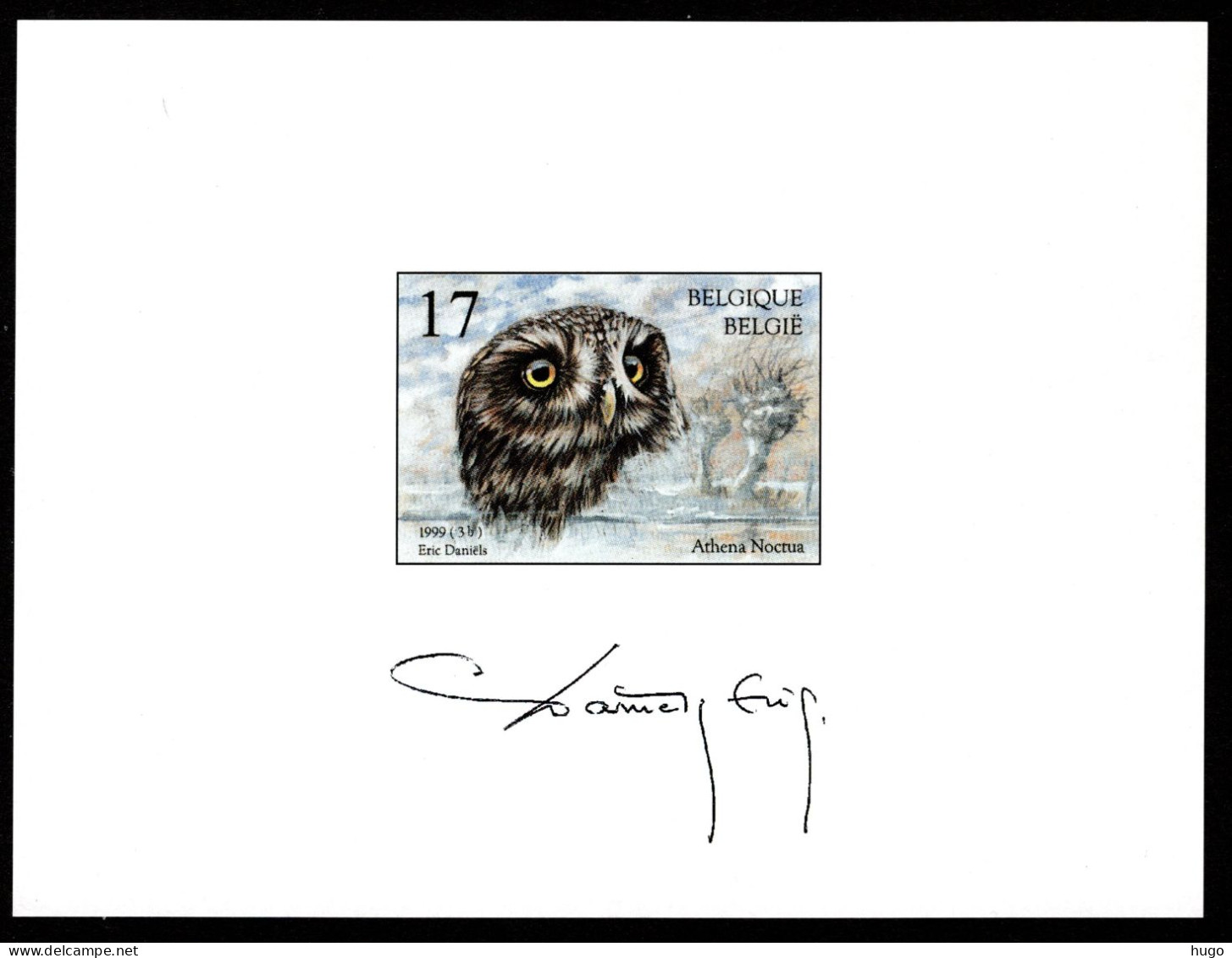 NA6-NL MNH 1999 Natuur. Uilen - Projets Non Adoptés [NA]