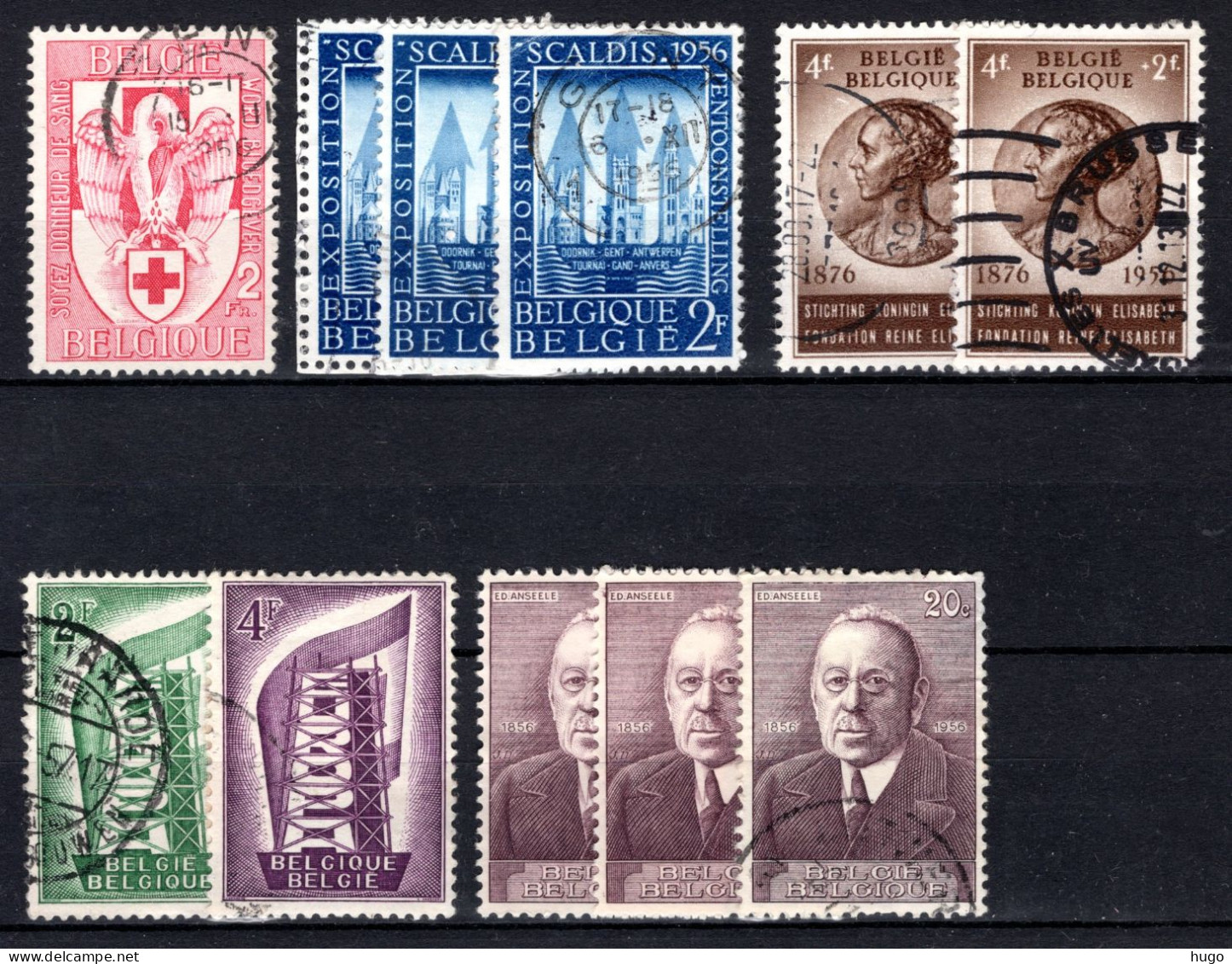 Jaar 1956 Gestempeld (986-997) - Used Stamps