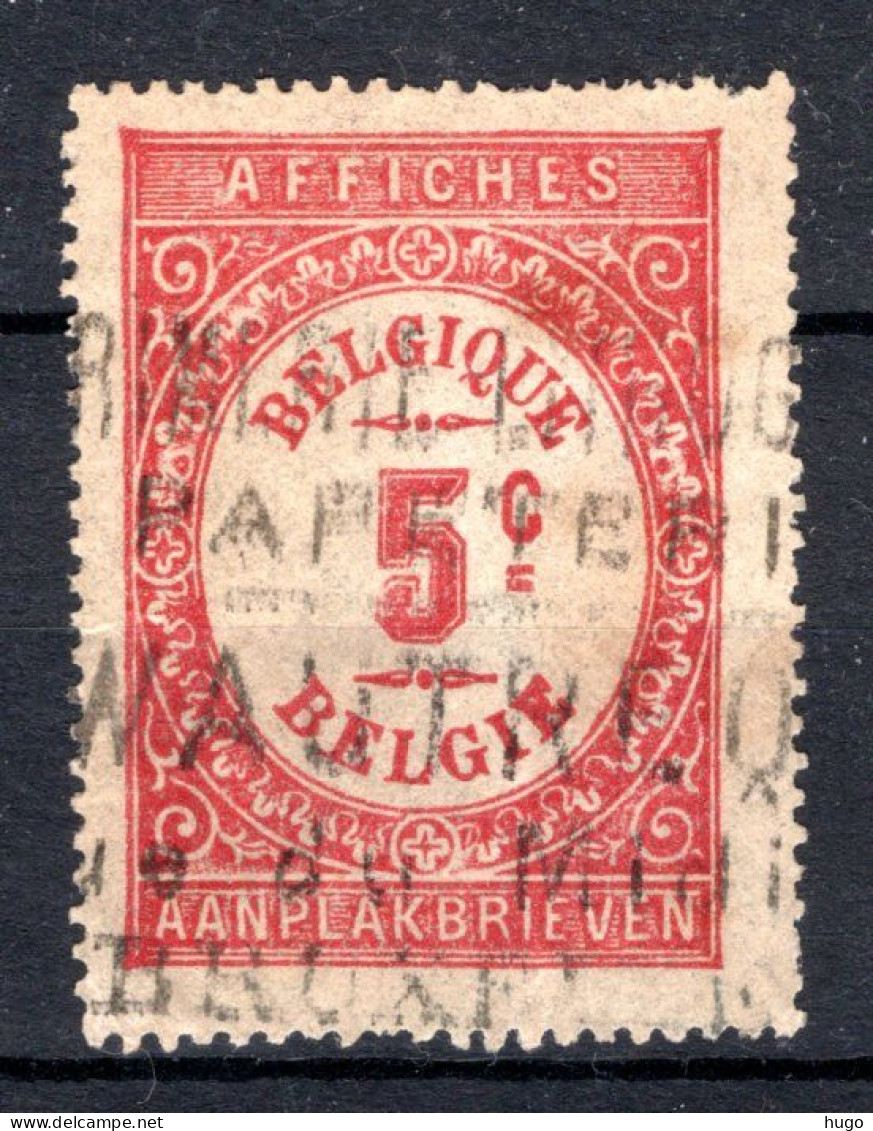 Fiscale Zegel 1886 - 5c Affiches-Aanplakbrieven - Stamps