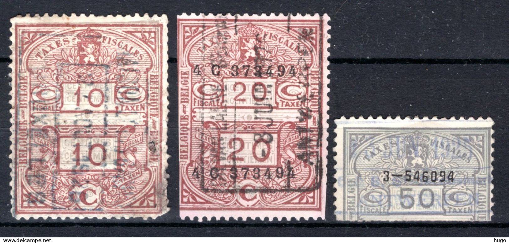 Fiscale Zegel 1923 - 10c-20c-50c - Timbres
