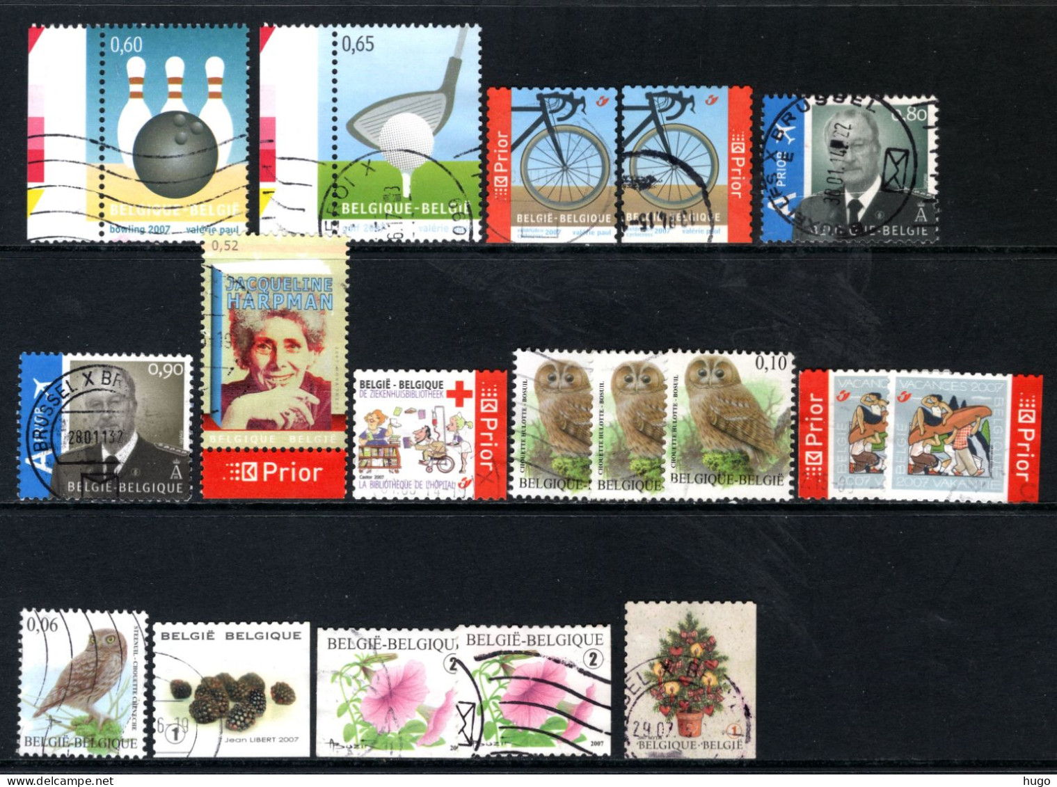 Jaar 2007 Gestempeld (3601-3734) - Used Stamps