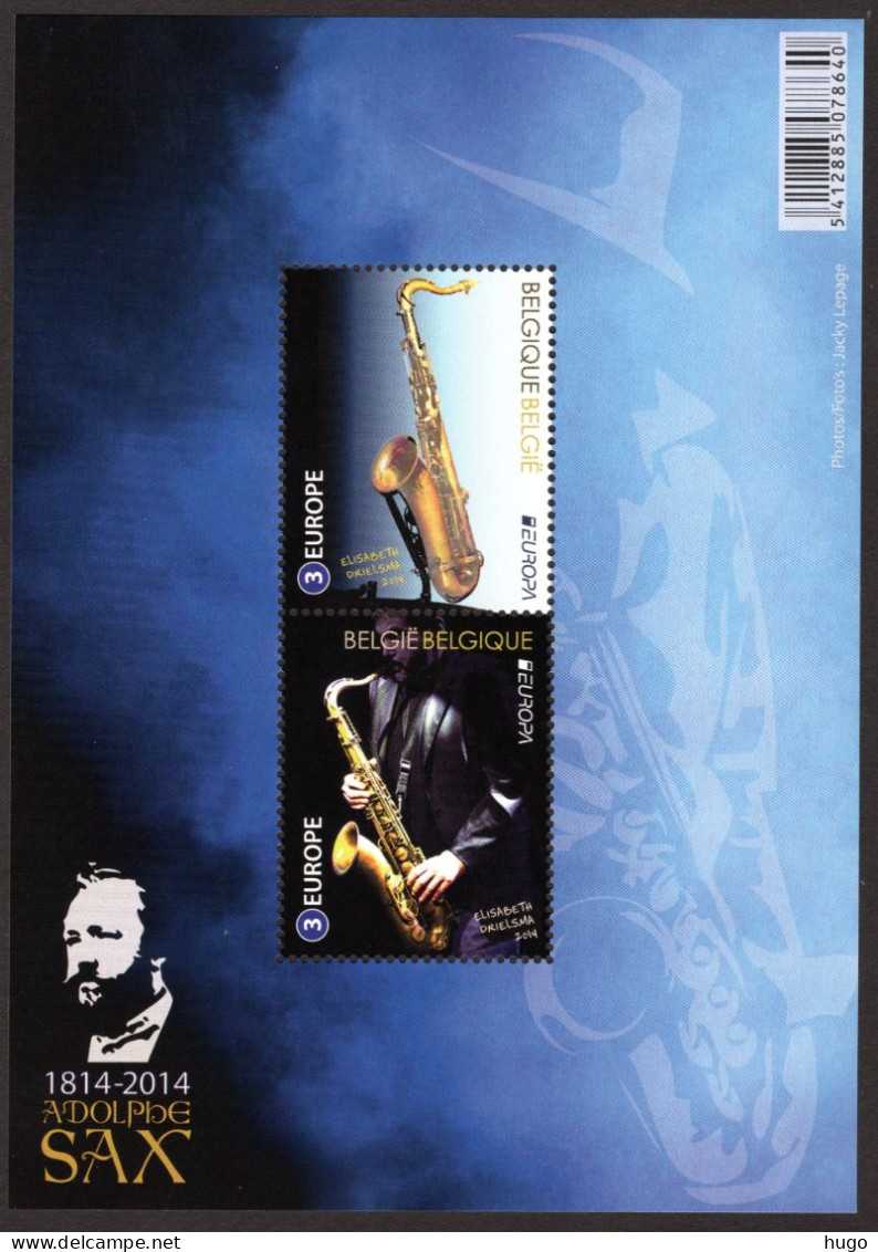 BL218 MNH 2014 - Saxofoon - 1961-2001