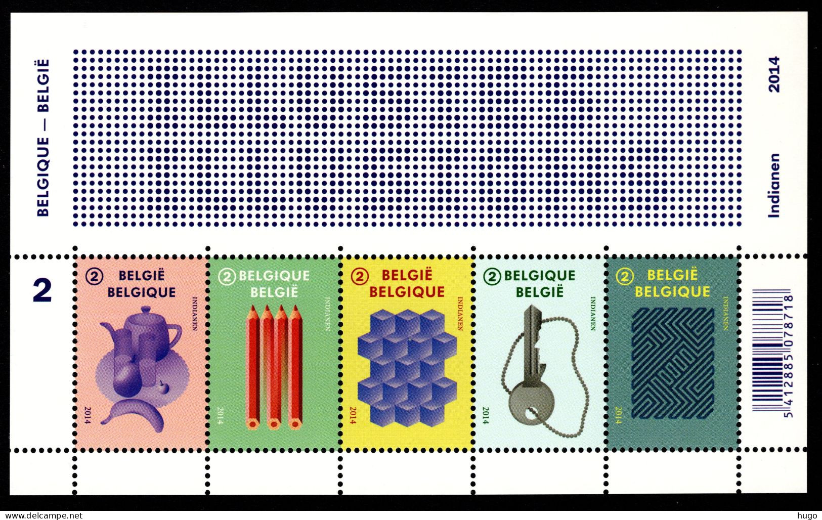 BL221 MNH 2014 - Optische Illusies - 1961-2001