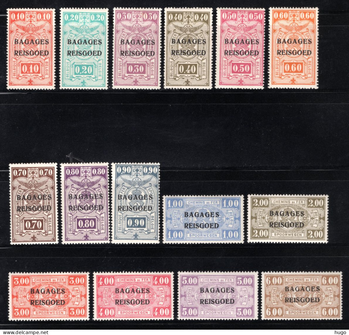 BA1/15 MNH 1935 - Spoorwegzegels BAGAGES - REISGOED - Bagages [BA]