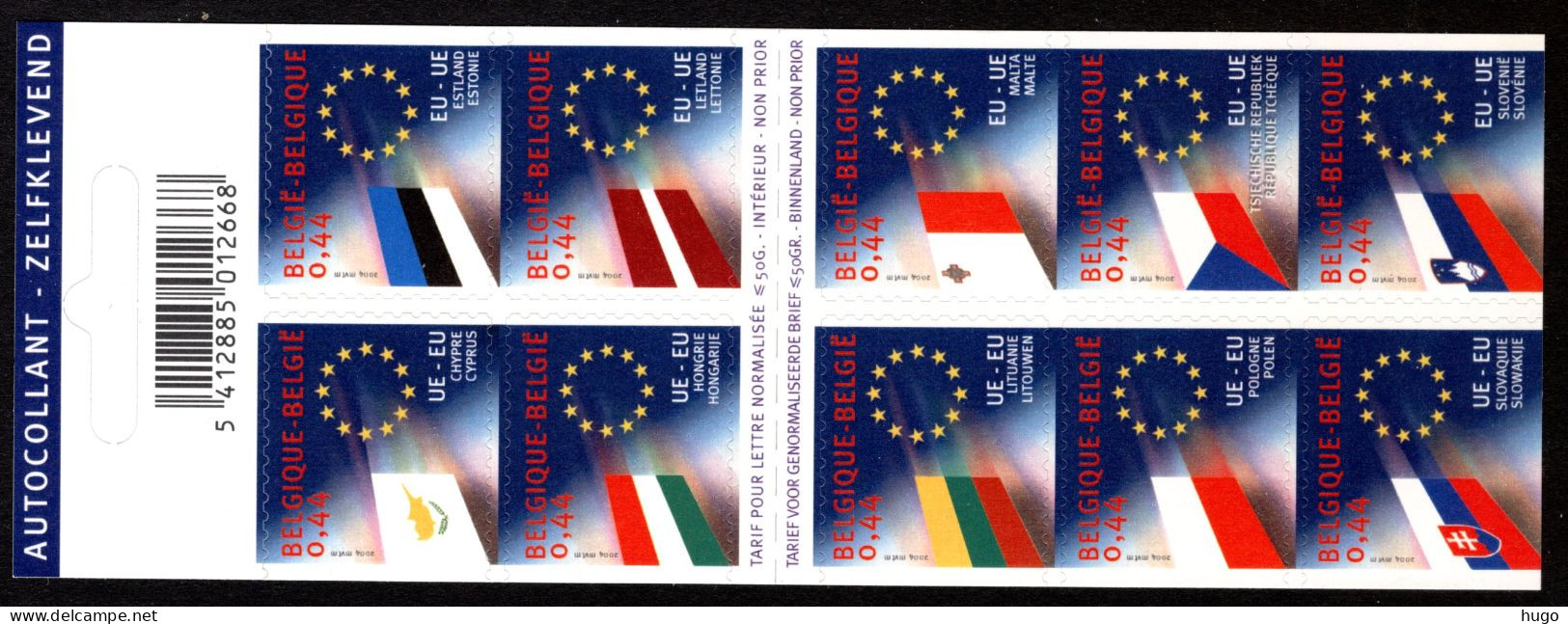 B44 MNH** 2004 - Europa. Vlaggen Van De 10 Nieuwe Landen - 1953-2006 Moderne [B]