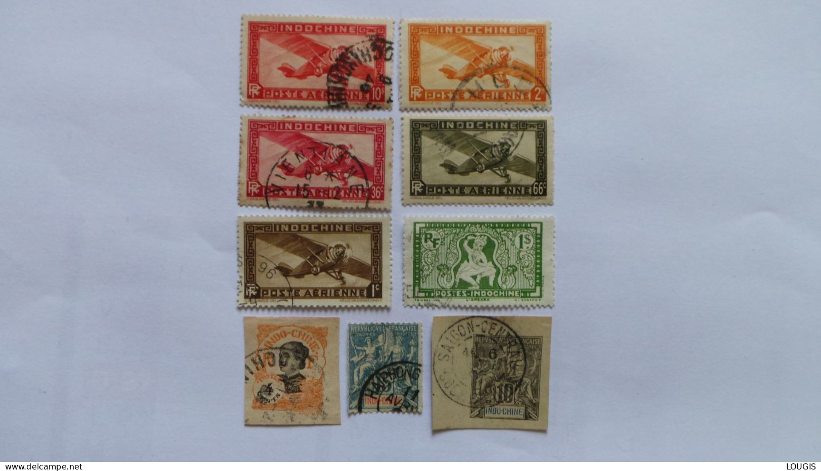 LOT INDO CHINE - Used Stamps