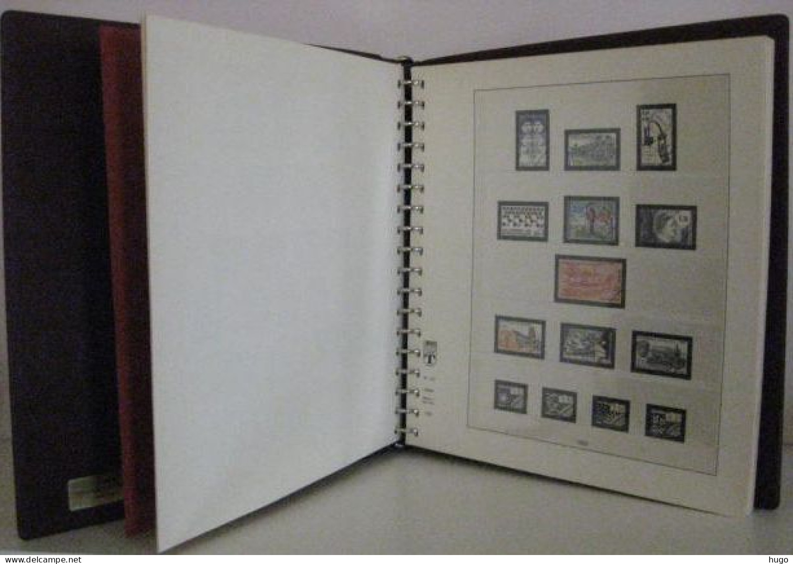 LINDNER FRANCE - ILLUSTRATED ALBUM PAGES YEAR 1984-1989, INCL. RING BINDER - Binders With Pages