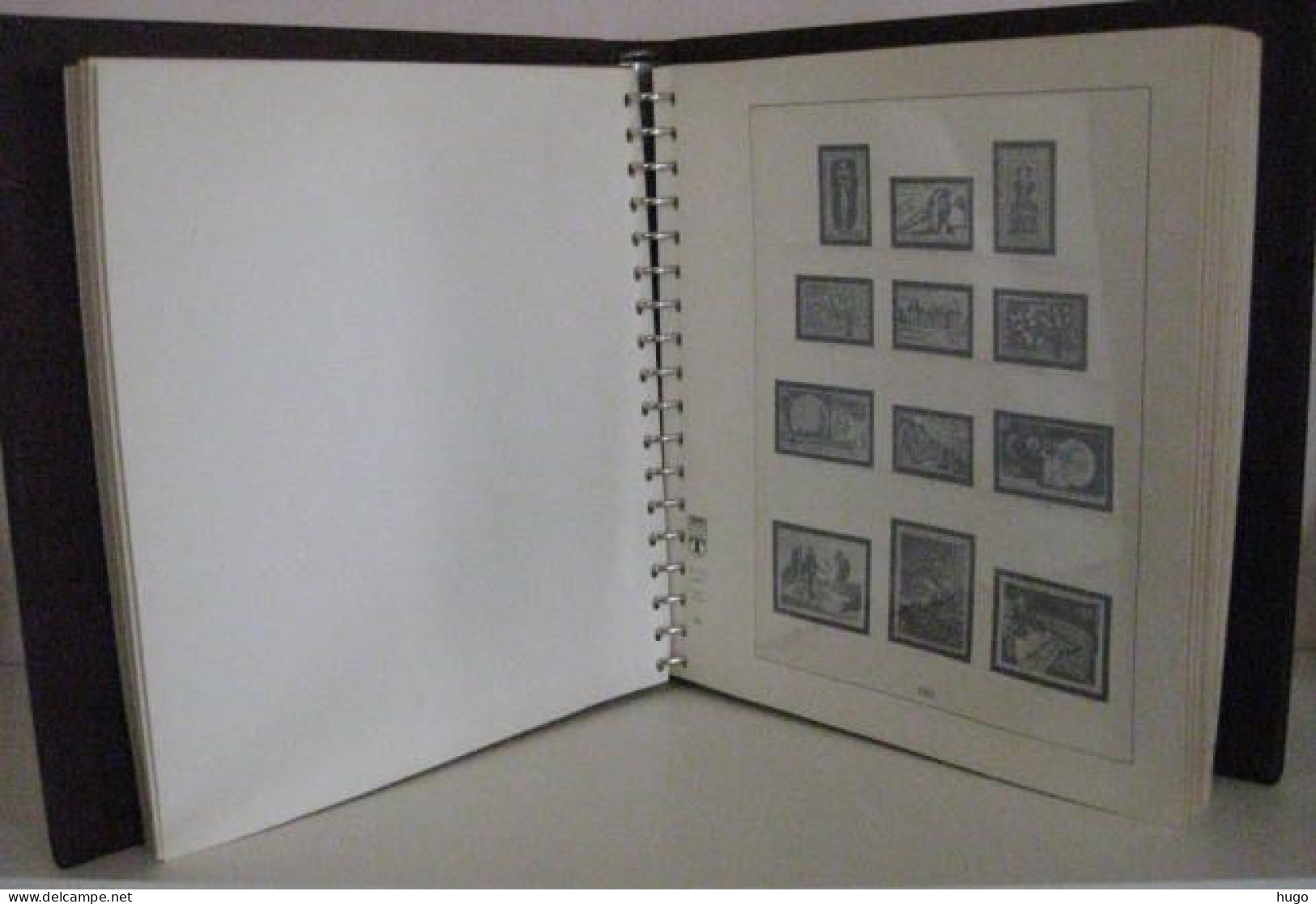 LINDNER FRANCE - ILLUSTRATED ALBUM PAGES YEAR 1960-1971, INCL. RING BINDER - Binders With Pages