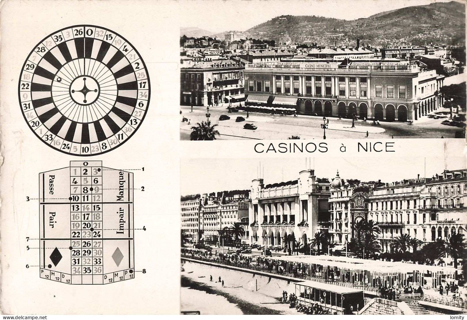 06 Nice Casinos Casino Roulette CPSM GF - Bauwerke, Gebäude