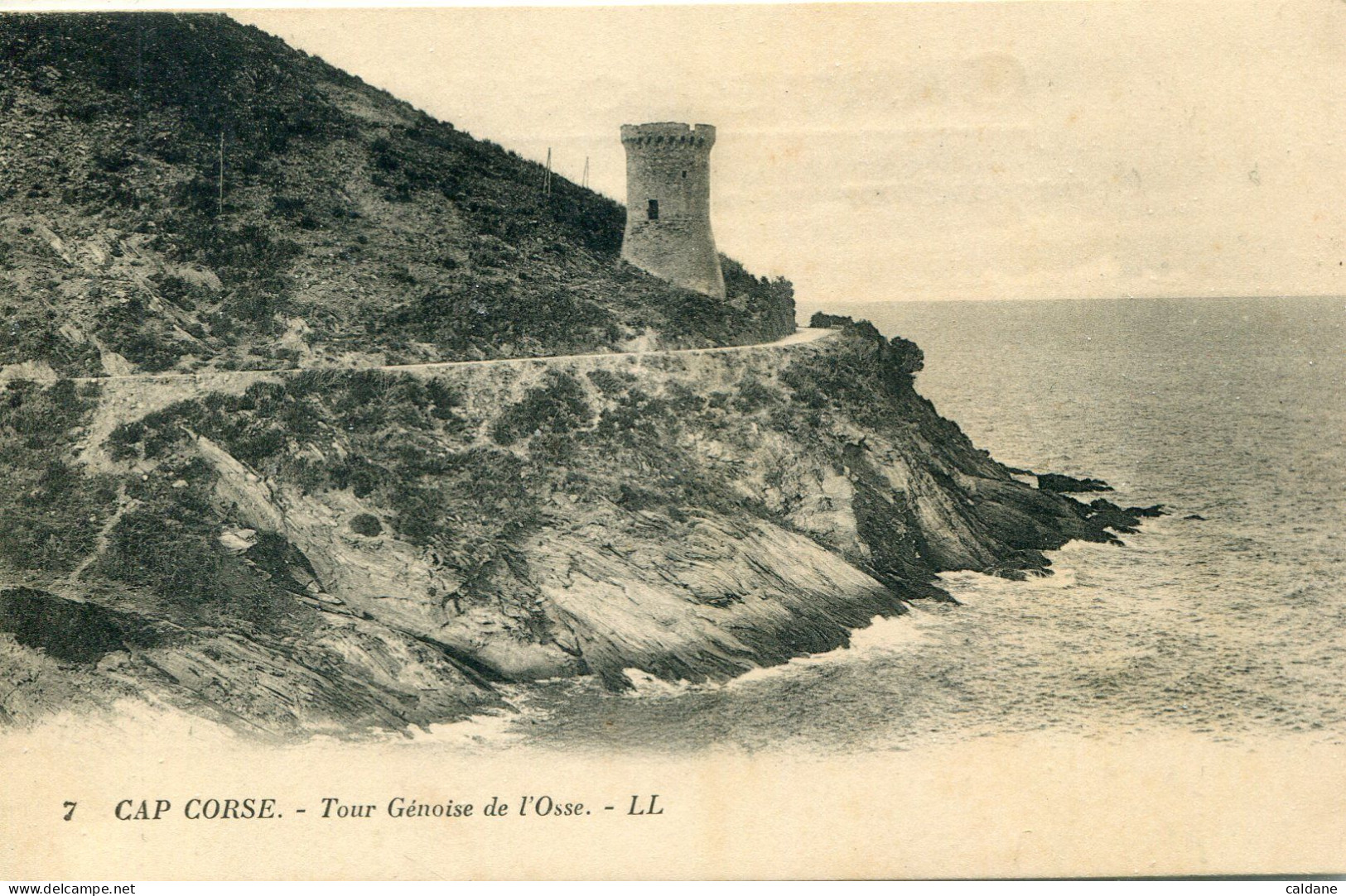 2B- CORSE -. BASTIA-   Route Du Cap - Tour De L'Osse - Bastia