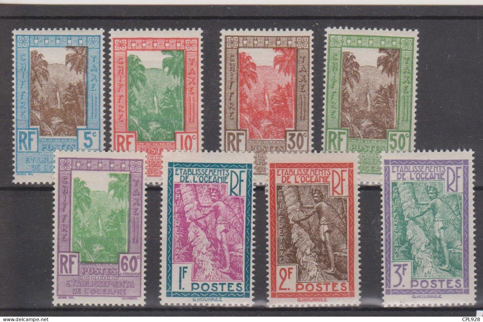 Océanie Taxe N° 10 à 17 Avec Charnières - Postage Due