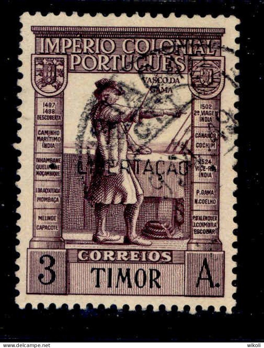 ! ! Timor - 1947 Imperio "Libertacao" 3 A - Af. 252 - Used - Timor