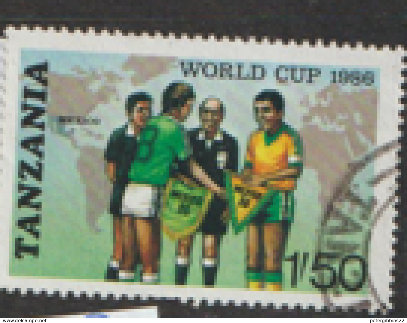 Tanzania   1986  SG  494   World Cup    Fine Used - Tanzania (1964-...)