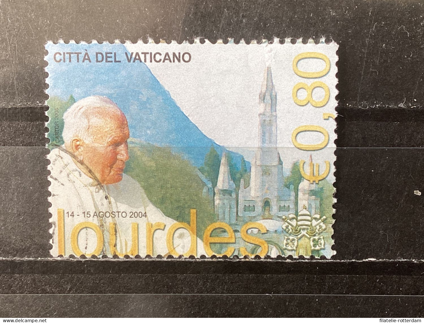 Vatican City / Vaticaanstad - Pope Visits (0.80) 2005 - Used Stamps