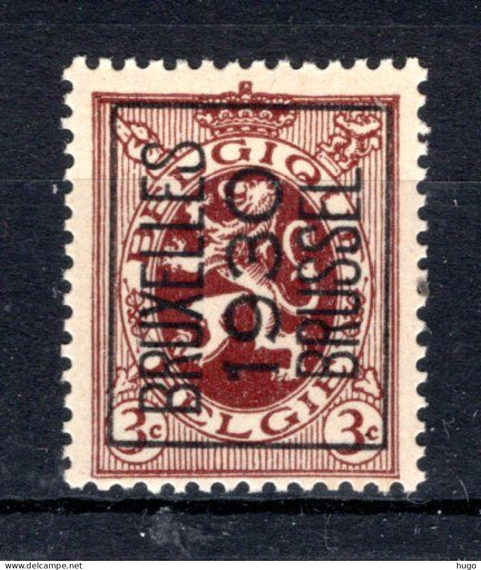 PRE222A MNH** 1930 - BRUXELLES 1930 BRUSSEL  - Typo Precancels 1929-37 (Heraldic Lion)